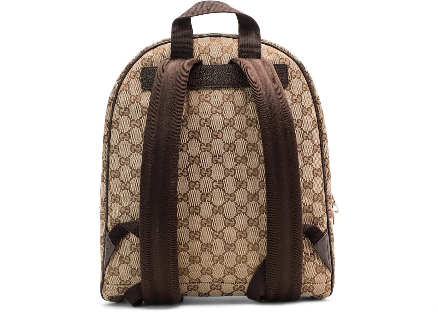 Gucci Top Zip Backpack Monogram Gg Beige/Brown