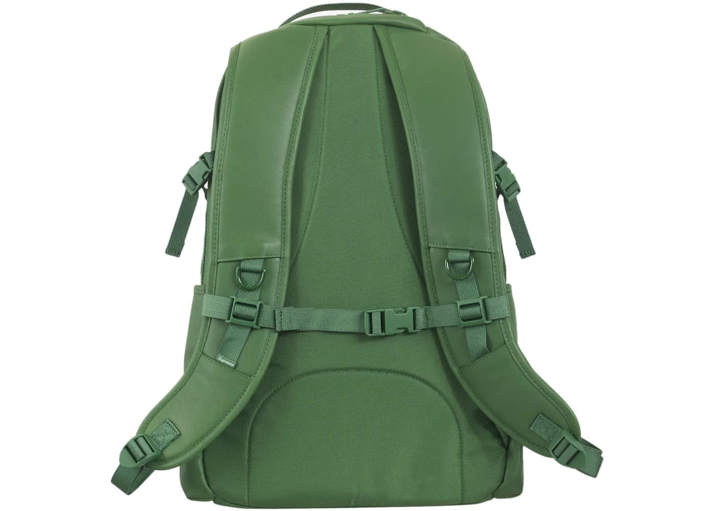 Leather Backpack Green