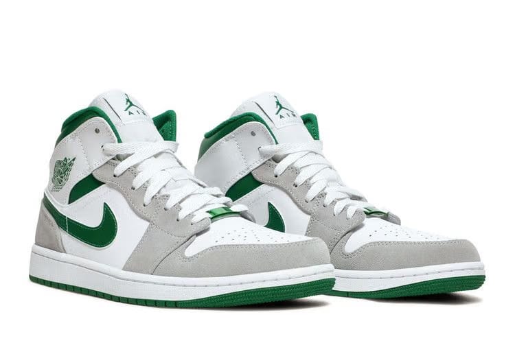 Air Jordan 1 Mid SE Grey Green