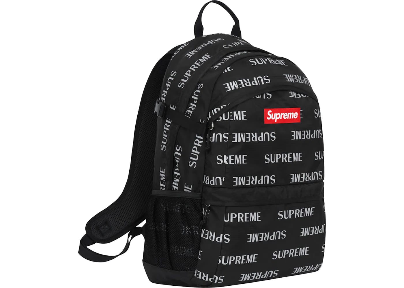 Supreme 3M Reflective Repeat Backpack Black