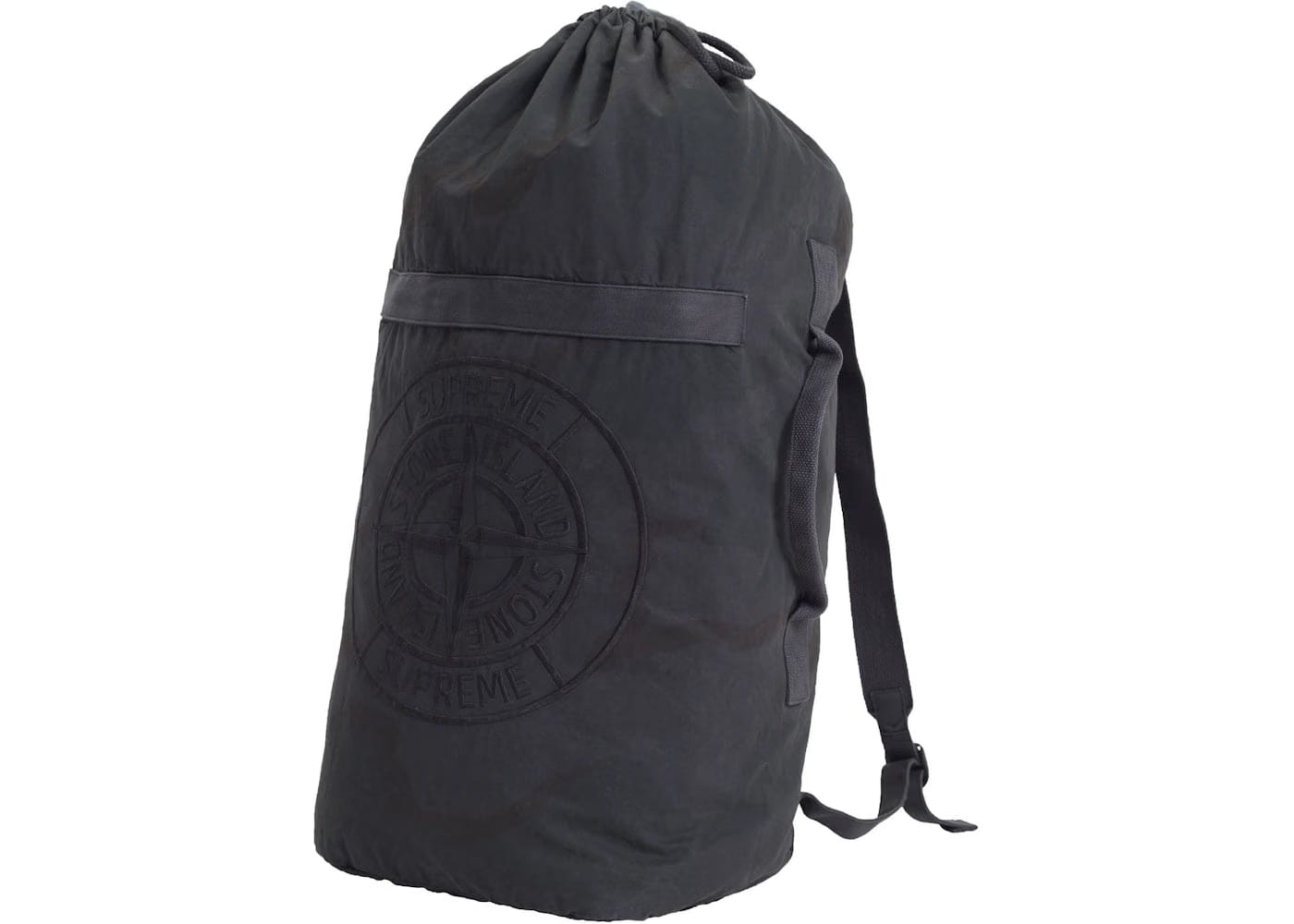 Supreme Stone Island Camo Backpack Black Camo