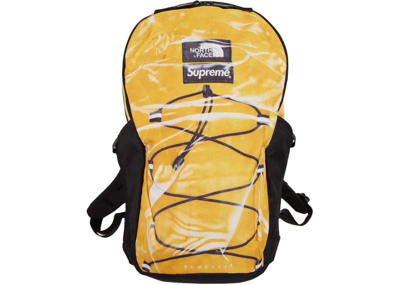 Supreme The North Face Printed Borealis Trompe L'Oeil Backpack Yellow