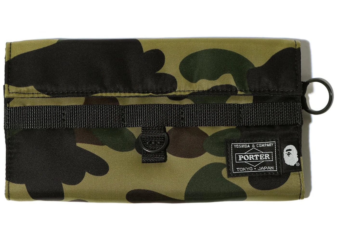 Bape x Porter 1St Camo Long Wallet Ss22 Green