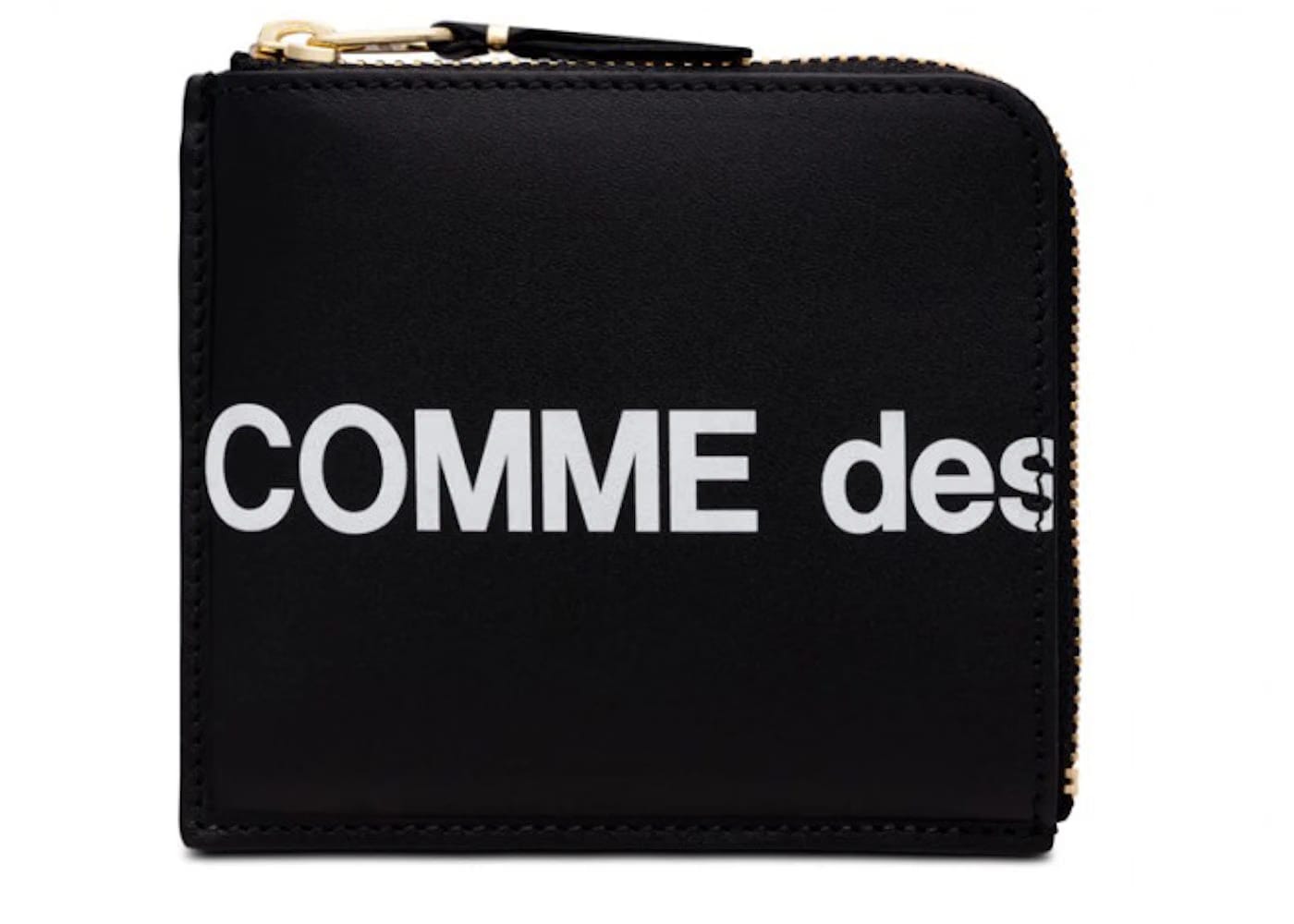 Comme Des Garcons Sa3100Hl Huge Logo Wallet Black
