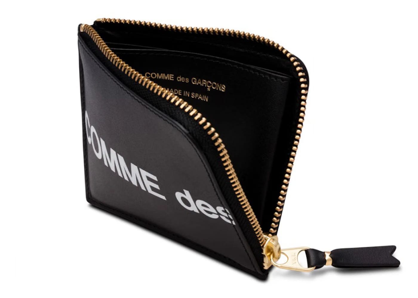 Comme Des Garcons Sa3100Hl Huge Logo Wallet Black