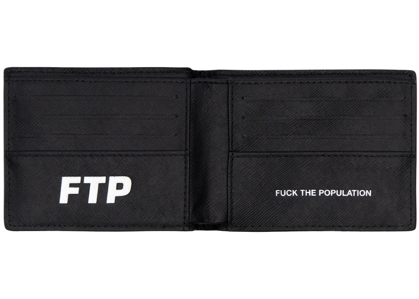 Ftp Logo Repete Wallet Black