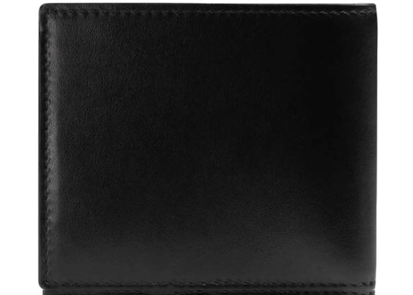 Gucci Bifold Wallet Blade Embroidery Black