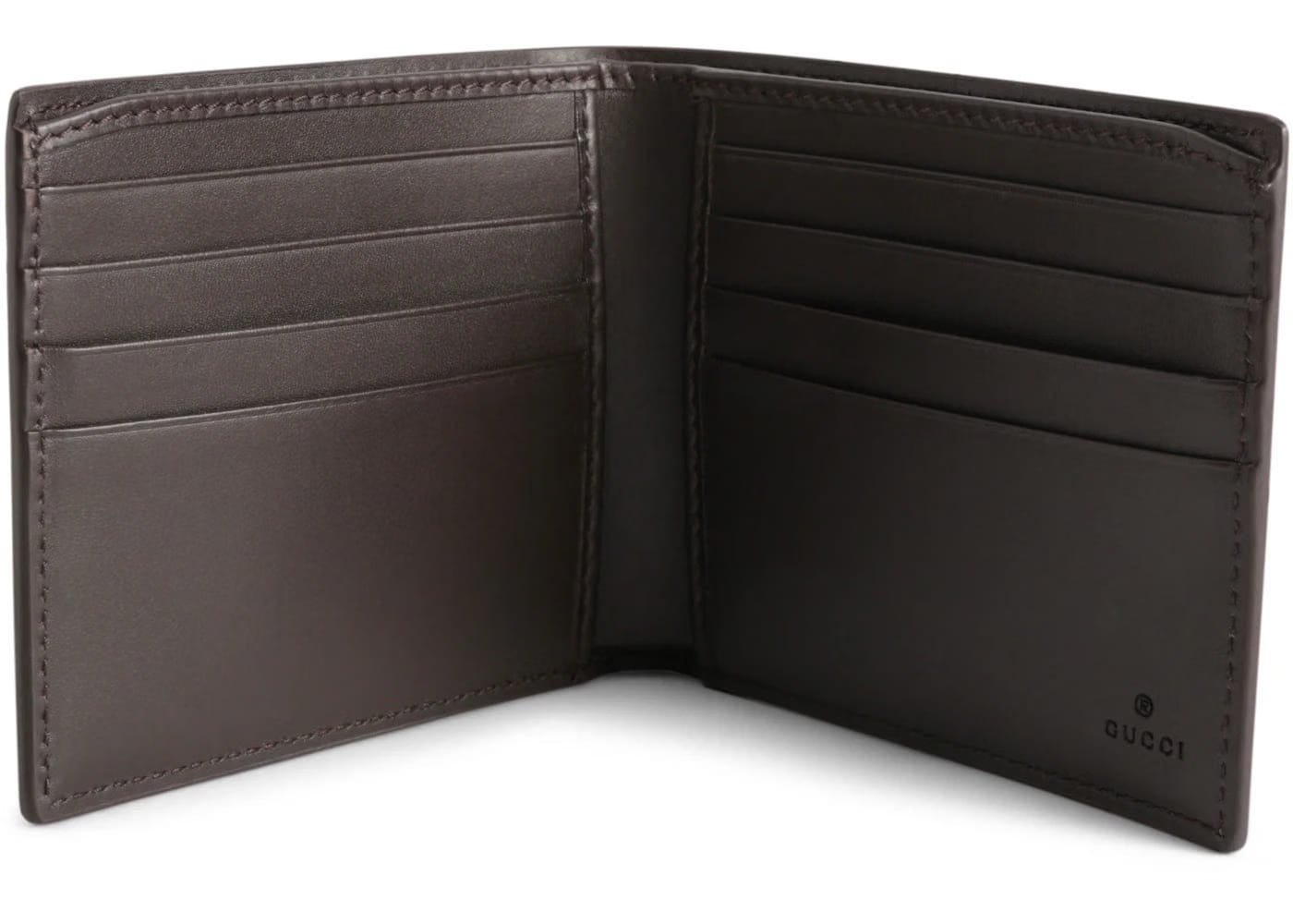 Gucci Bifold Wallet Gg Supreme Web Brown