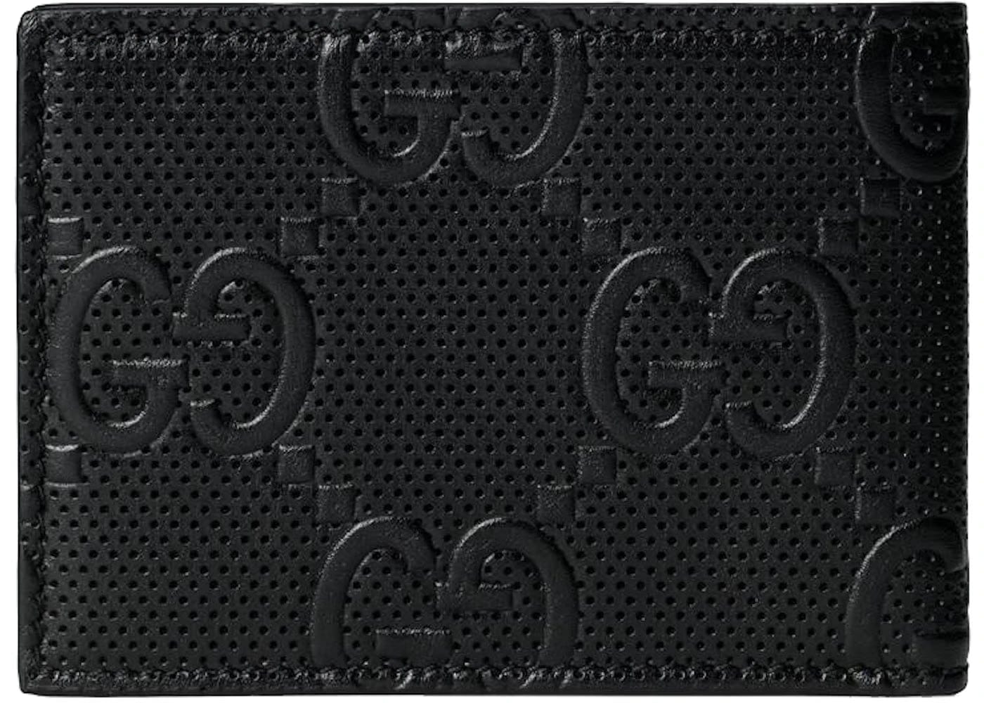 Gucci Gg Embossed Bi-Fold Wallet Black