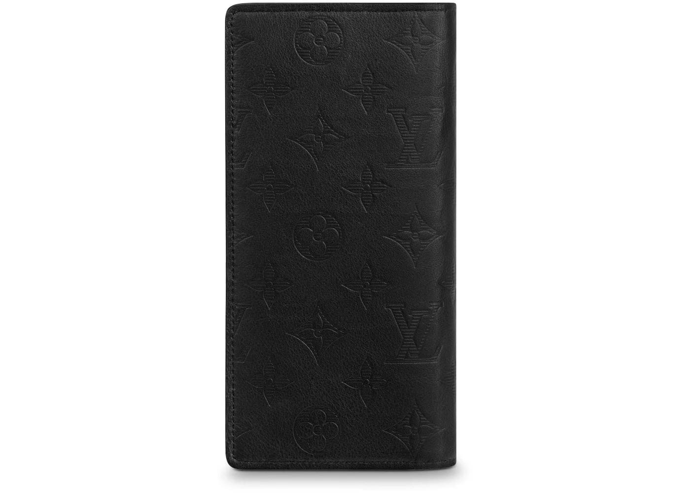 Louis Vuitton Brazza Wallet Monogram Shadow Black