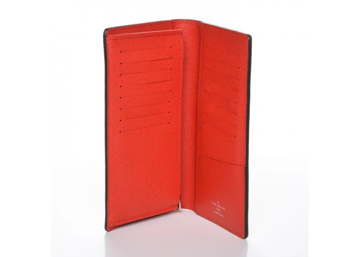 Louis Vuitton x Supreme Brazza Wallet Epi Red