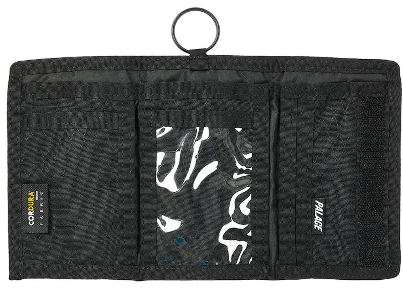 Palace Corduroy Tri Wallet Black