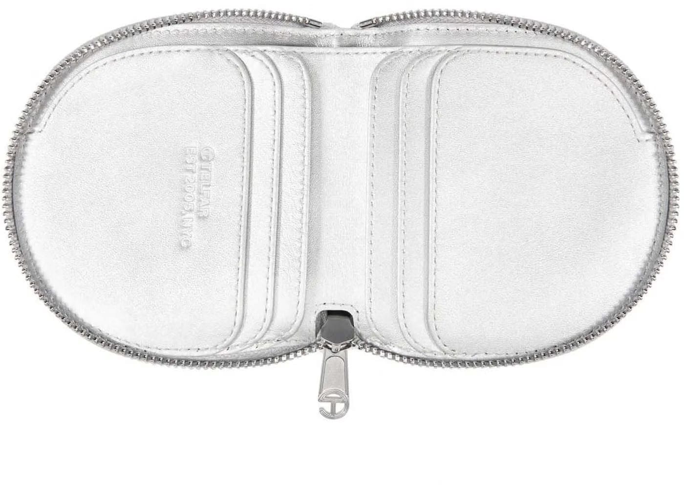 Telfar Wallet Silver
