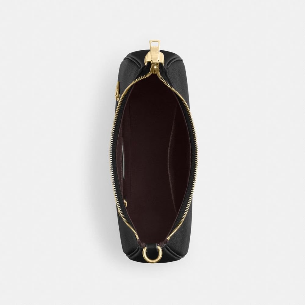 Coach Teri Hobo Bag Gold Black