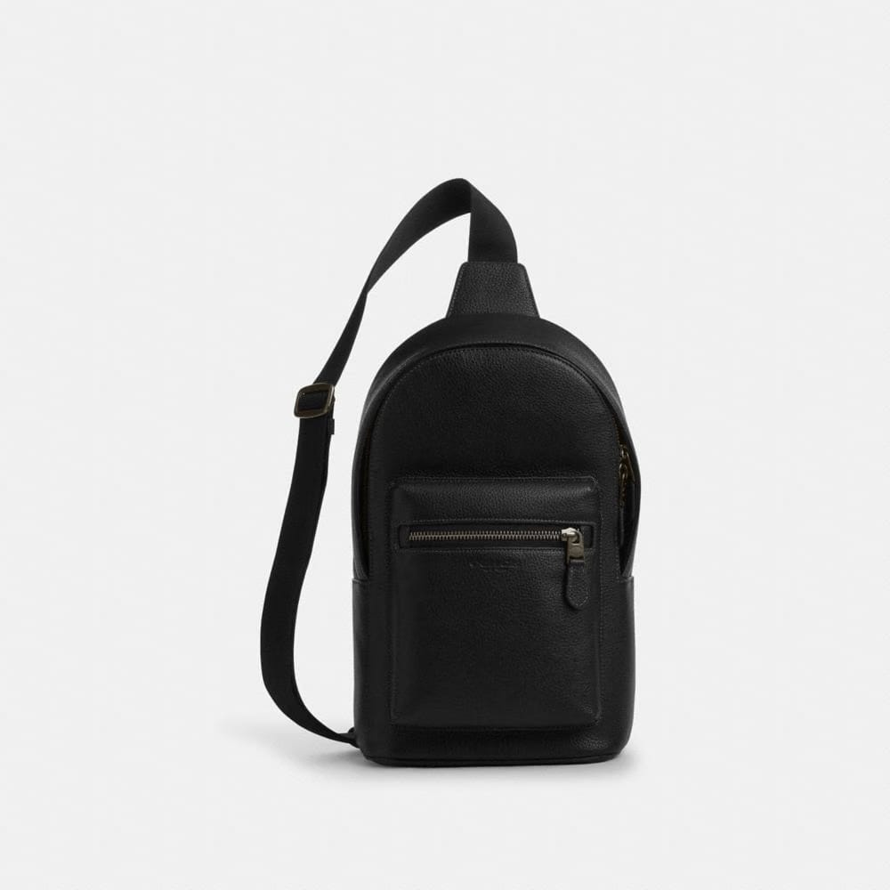 Coach West Pack Gunmetal Black
