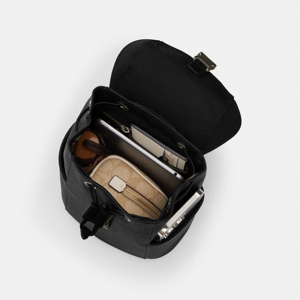 Coach Racer Pack Gunmetal Black
