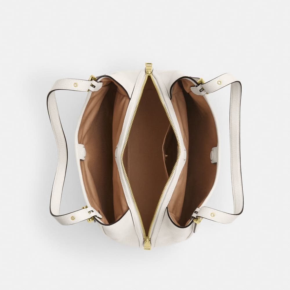 Coach Erin Shoulder Bag Gold Chalk