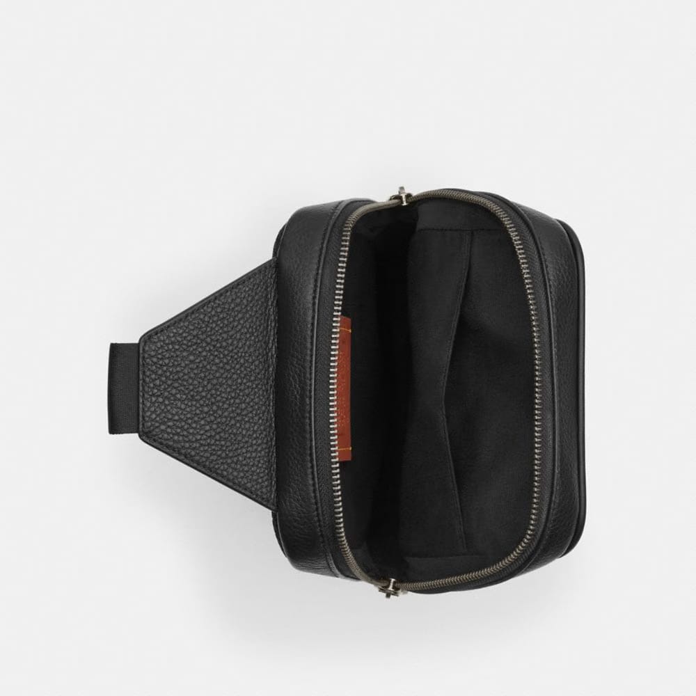 Coach Sullivan Pack In Signature Canvas With Patches Gunmetal Charcoal Multi