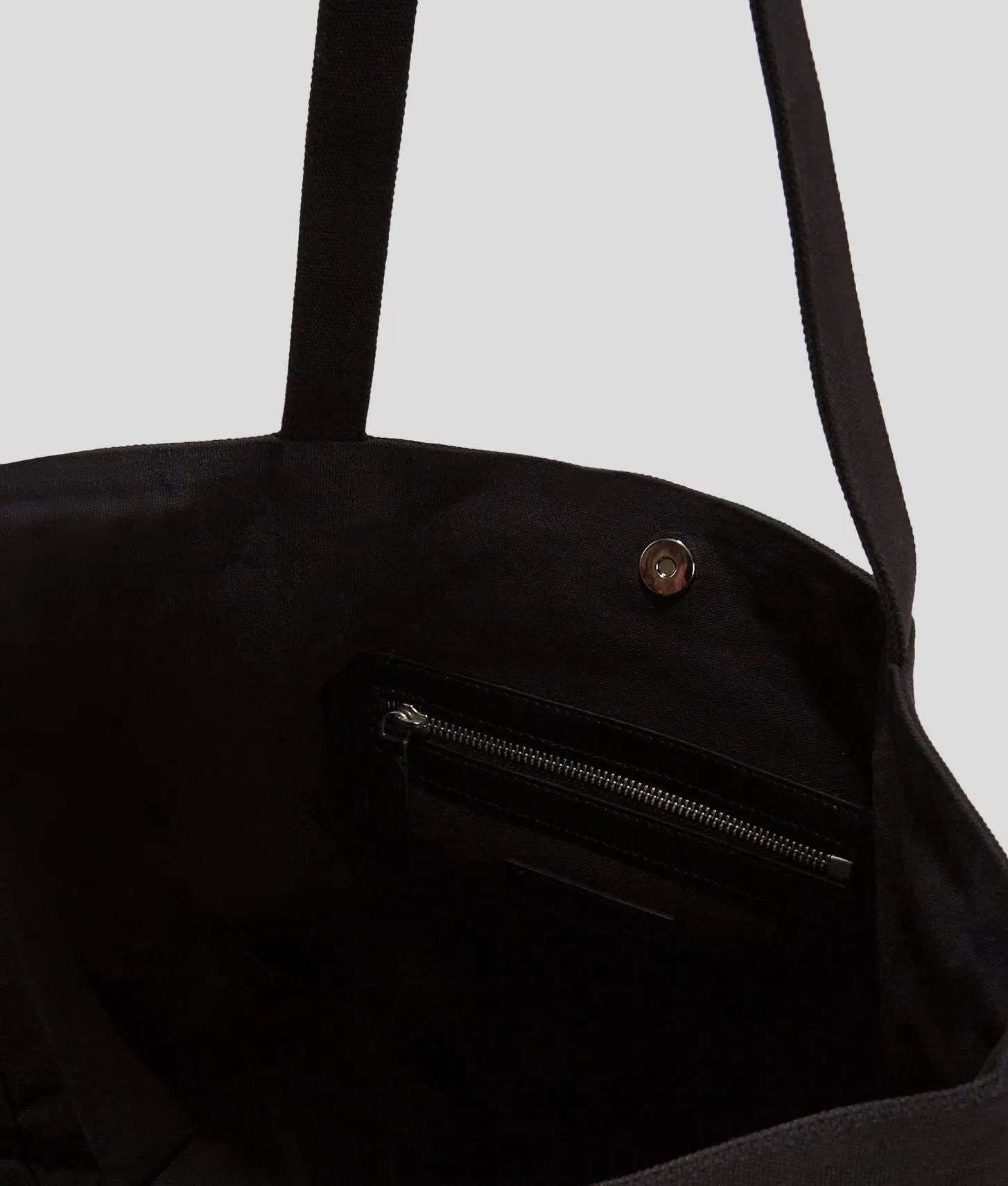 KarlLagerfeld Kessential Oversized Logo Shopper Black/White