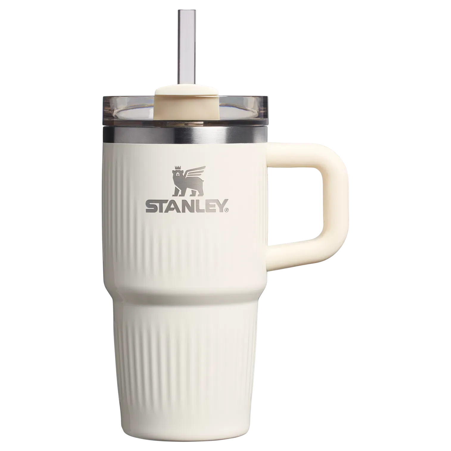 Stanley The Quencher H2.0 Fluted Tumbler with Handle 20 OZ Cream Gloss