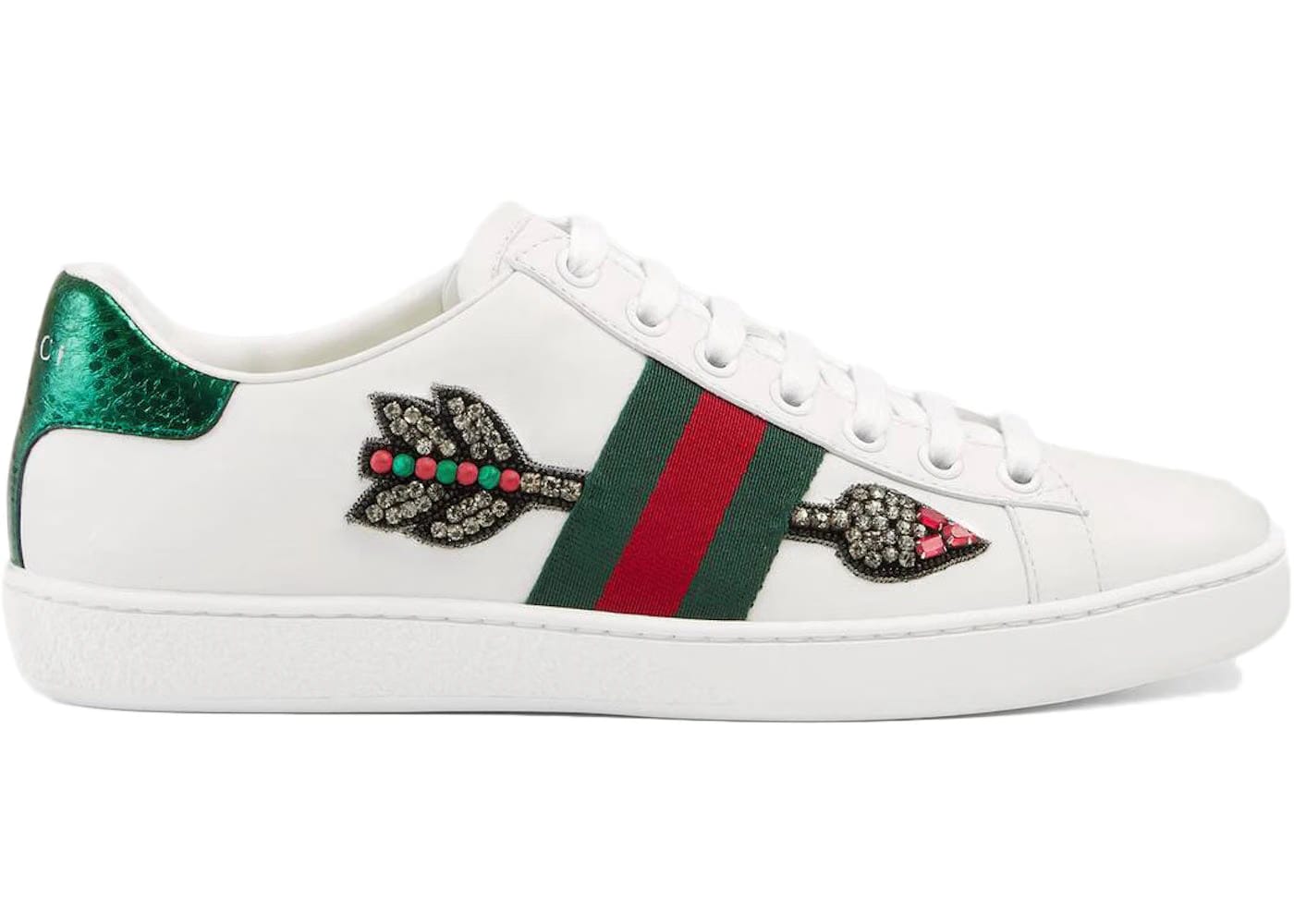 Gucci Ace Embroidered Arrow Womens