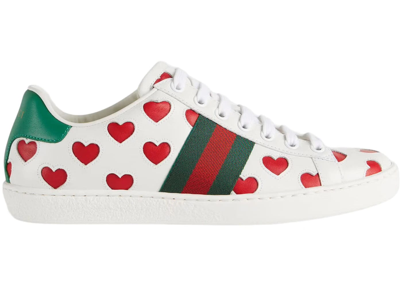 Gucci Ace Hearts Womens