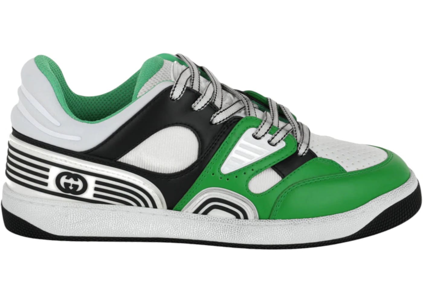 Gucci Basket Leather Low-Top Multi Womens