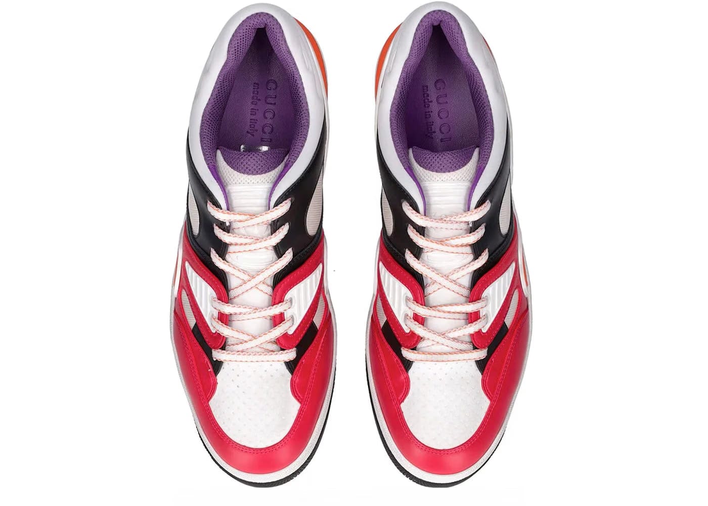 Gucci Basket Low-Top Sneaker Red Black