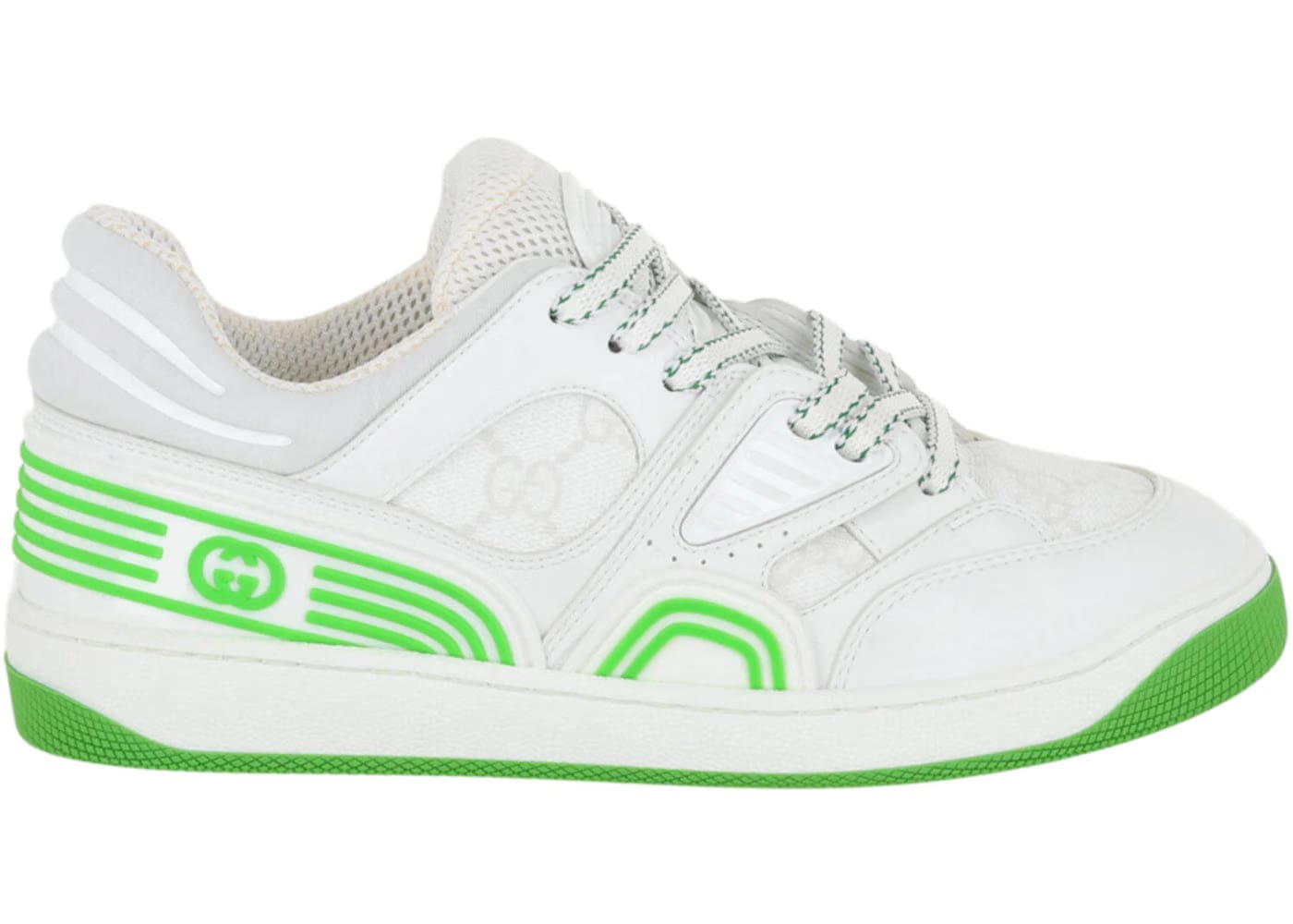 Gucci Demetra Gg Low White Womens