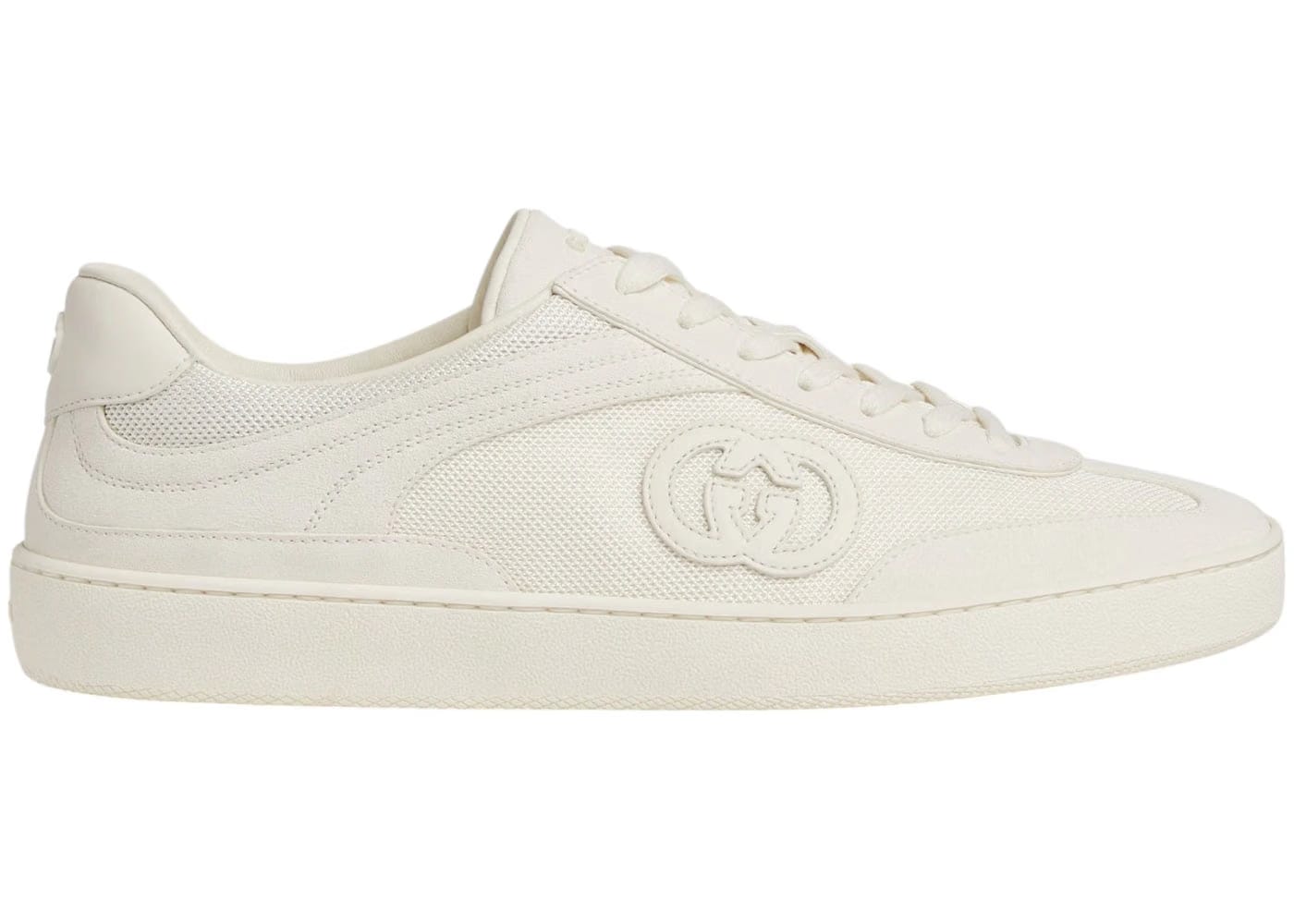 Gucci G74 White Suede