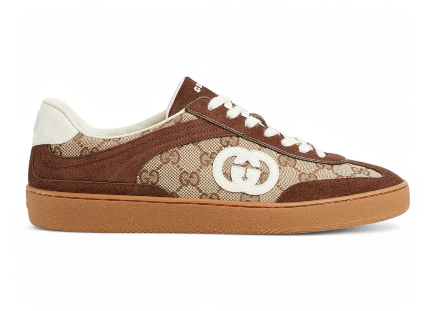 Gucci G75 Interlocking G - Dark Brown Suede