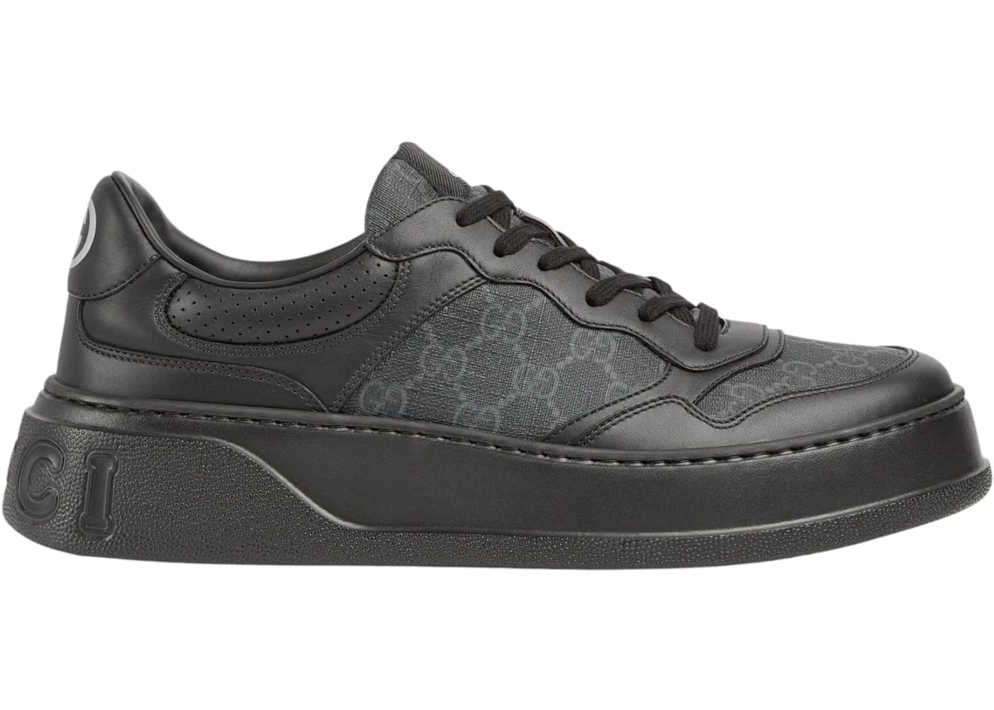 Gucci Gg Black Supreme Canvas