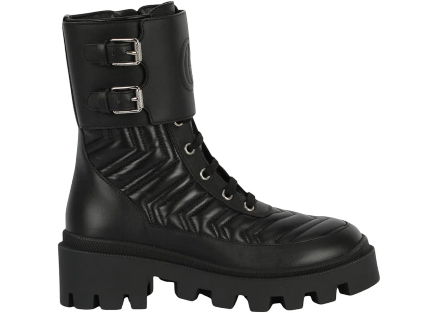 Gucci Wmns Leather Ankle Boot 'Interlocking G'