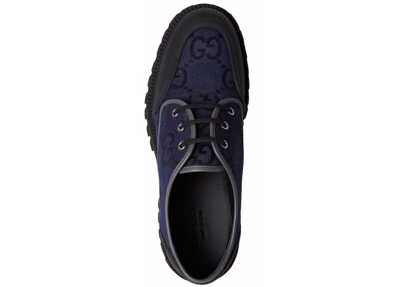Gucci Gg Laced-Up Shoes Navy