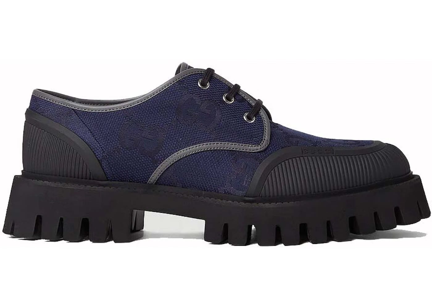Gucci Gg Laced-Up Shoes Navy