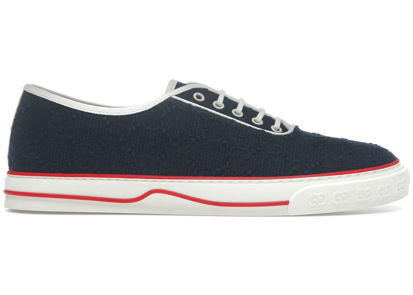 Gucci Gg Low Top Sneaker Dark Blue