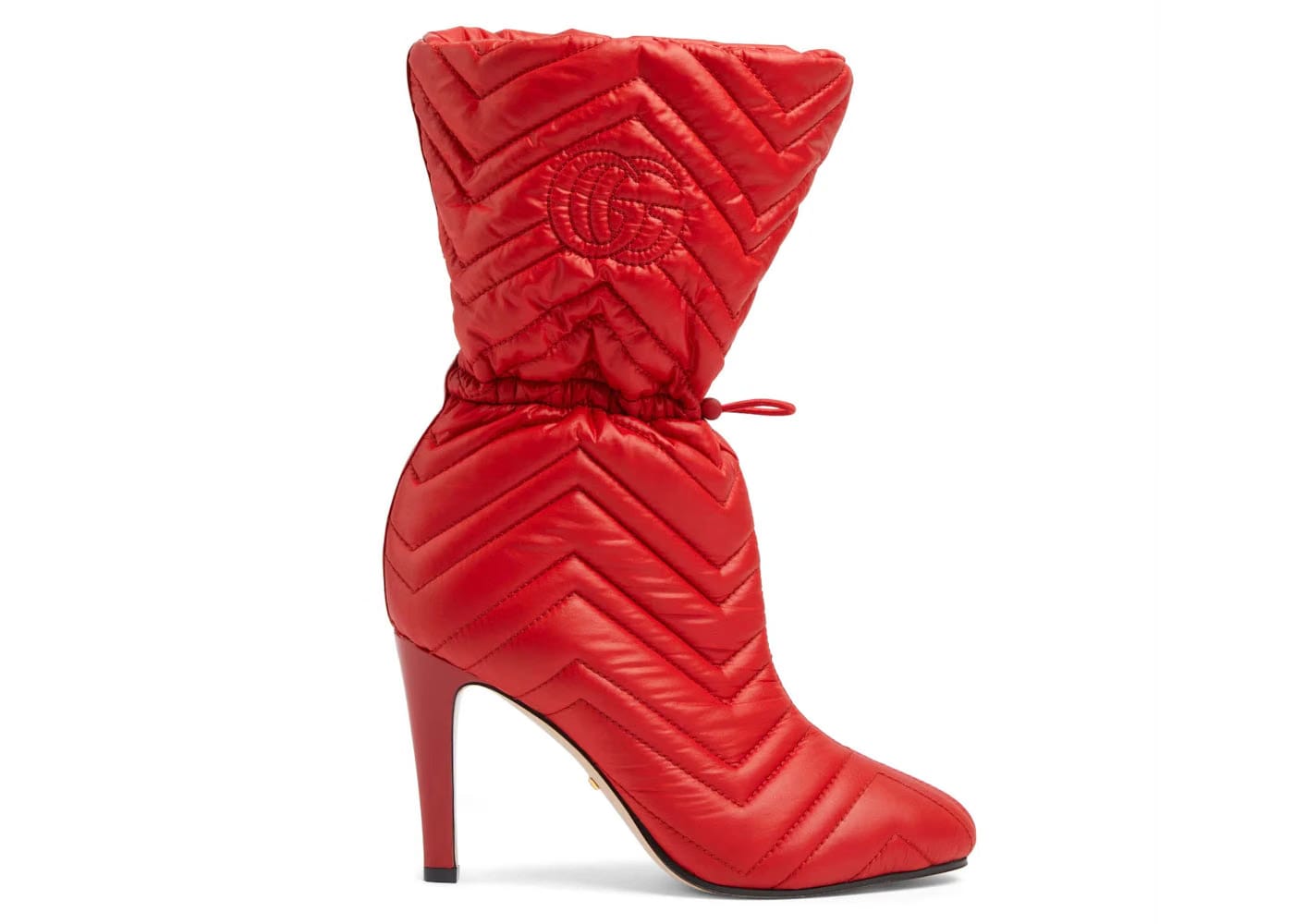 Gucci Gg Matelasse 95Mm Boots Rot