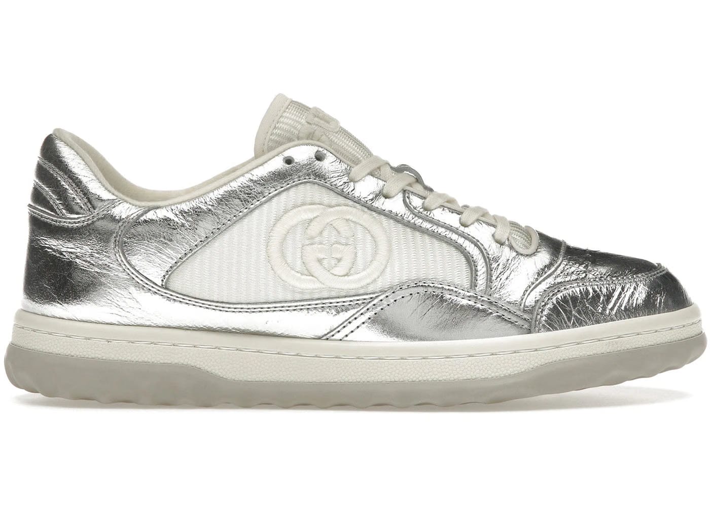 Gucci Mac80 Trainer Silver White Womens