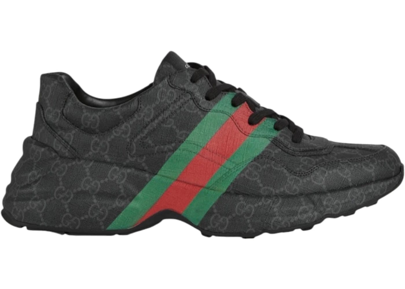 Gucci GG Rhyton Monogram - Black Green Red