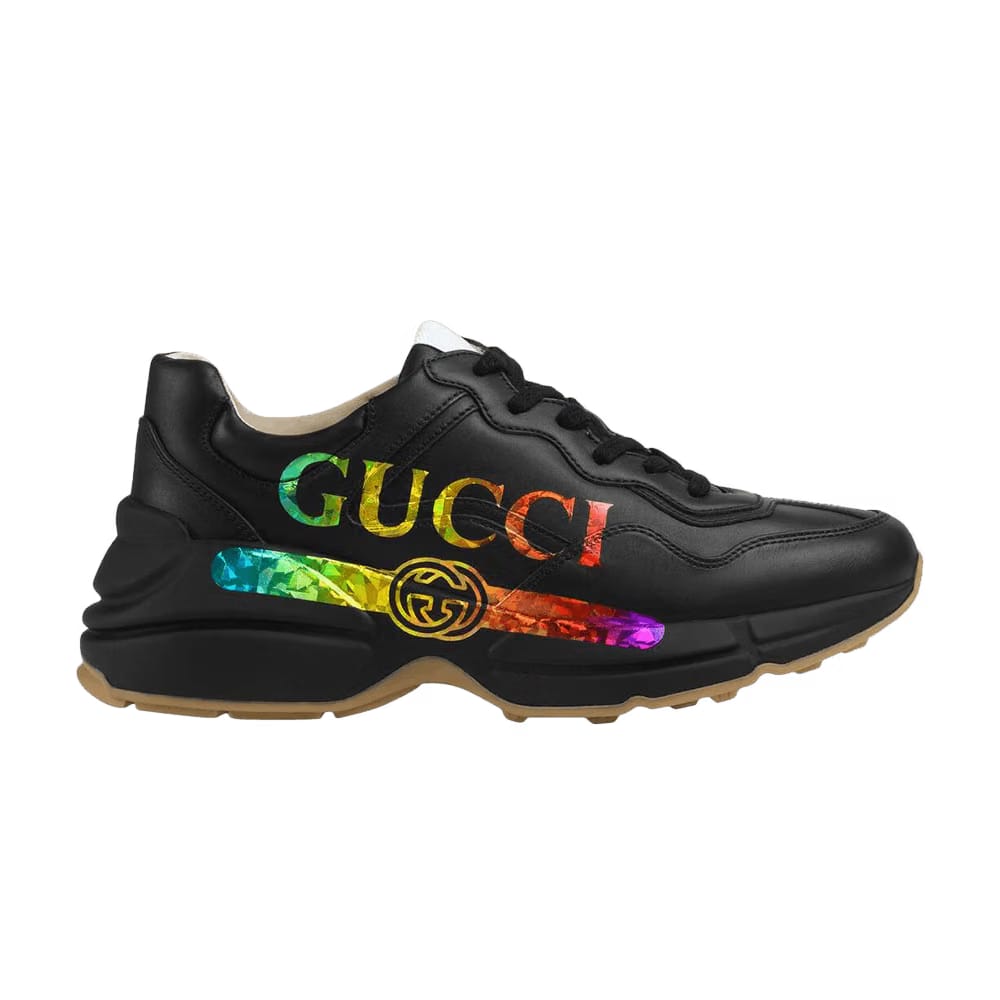 Gucci Rhyton Iridescent Logo Womens