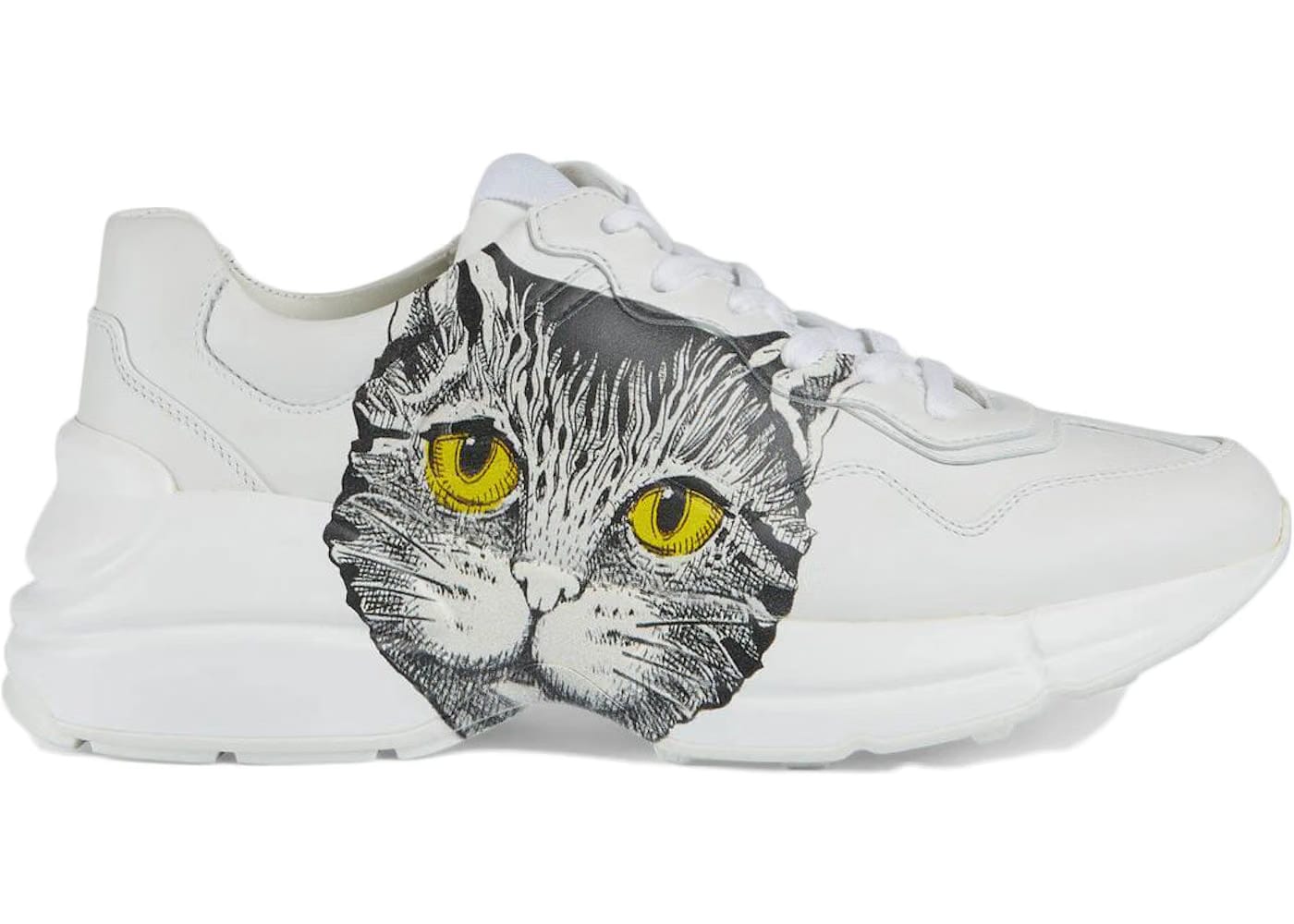 Gucci Rhyton Mystic Cat White Womens