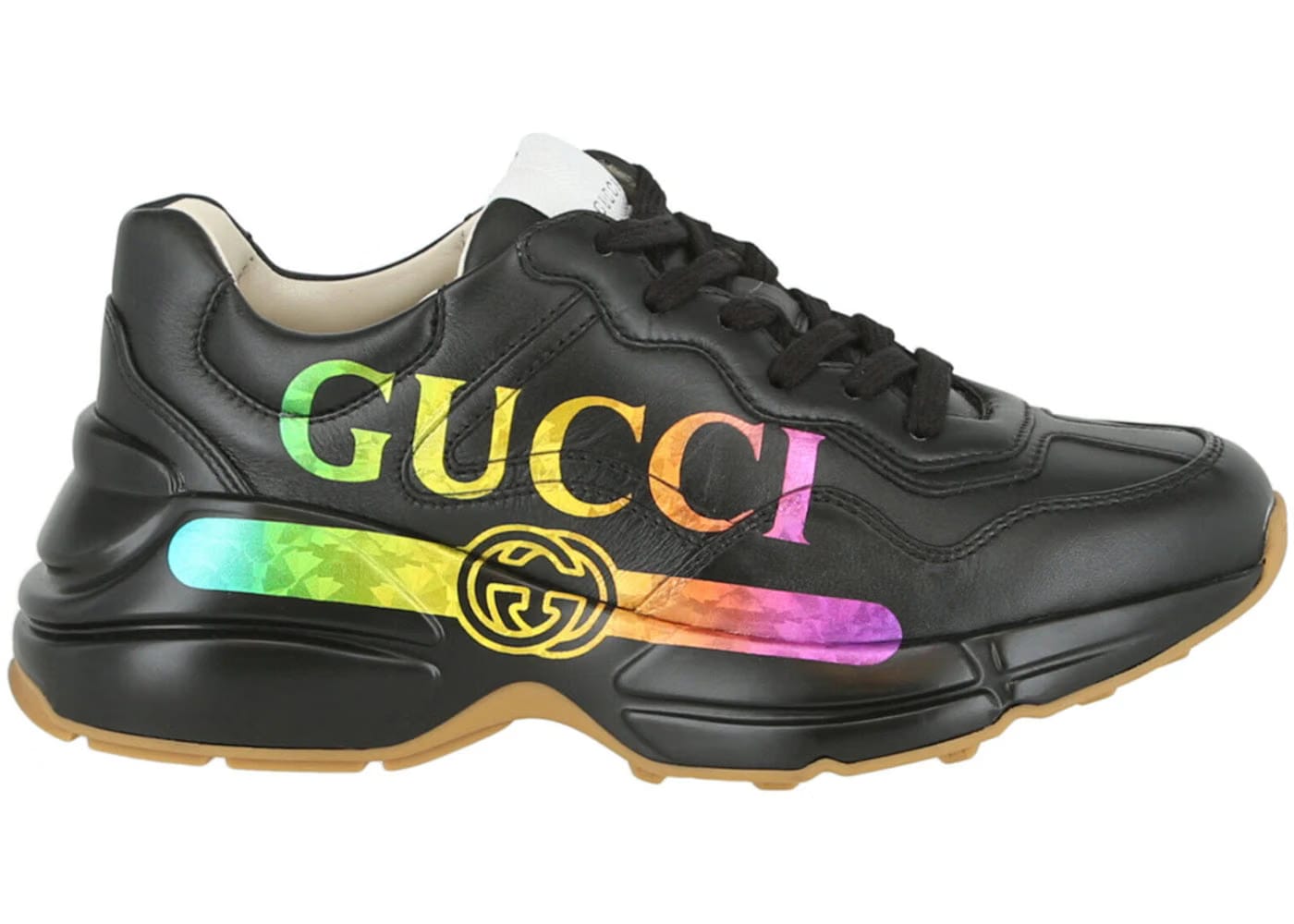 Gucci Rhyton Iridescent Logo Womens
