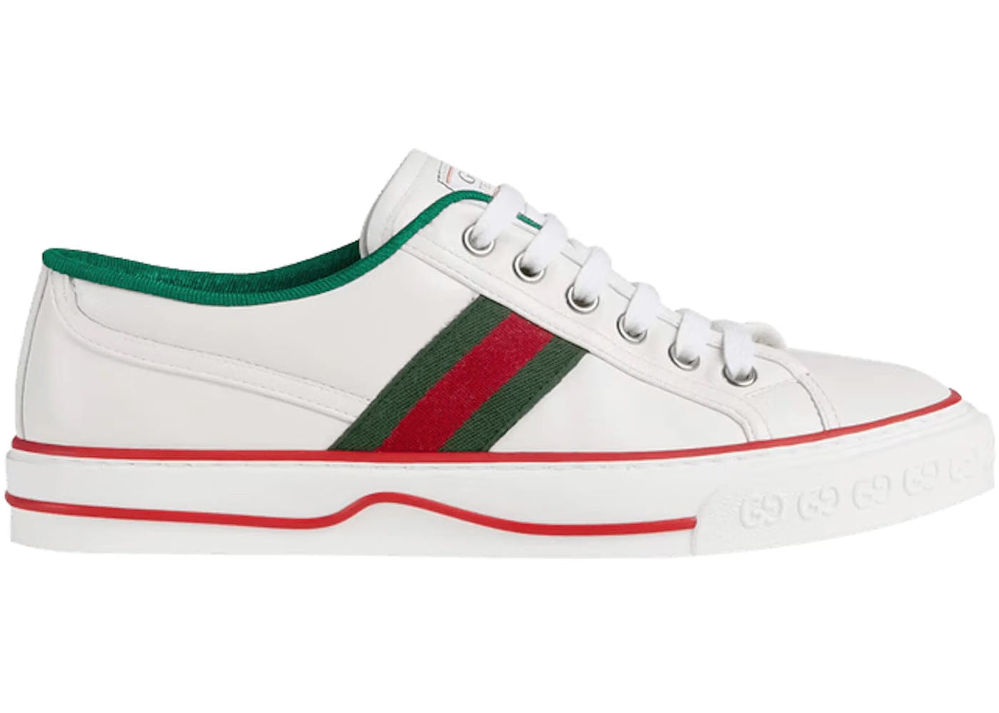 Gucci Tennis 1977 White Green Red Womens