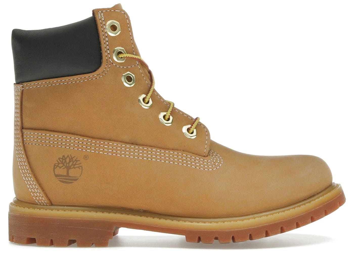 Timberland Wmns 6 Inch Lace Up Premium Waterproof Boot 'Wheat'
