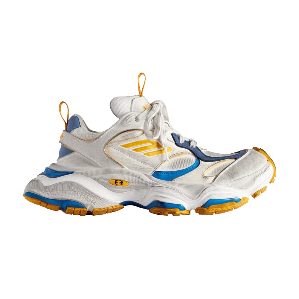 Balenciaga Cargo Worn-Out White Orange Blue