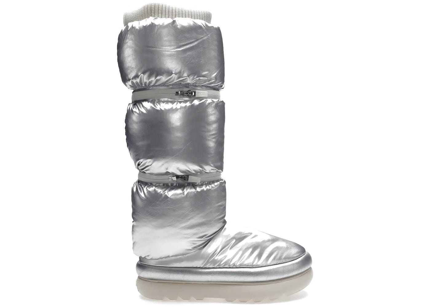 Ugg Classic Maxi Ultra Tall Boot Metallic Silver Womens