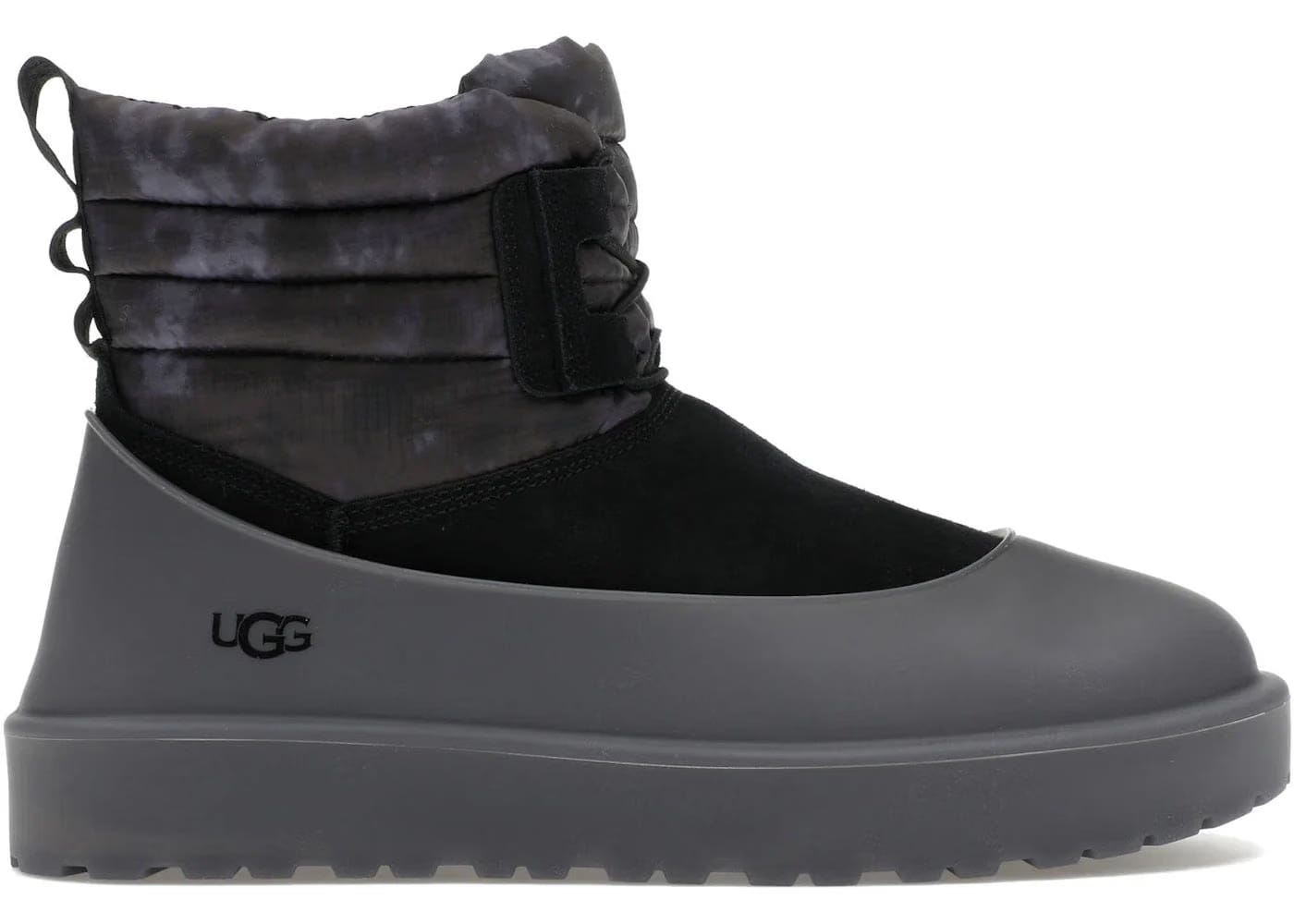 UGG Classic Mini Lace-Up Weather Smokescreen Boot Black
