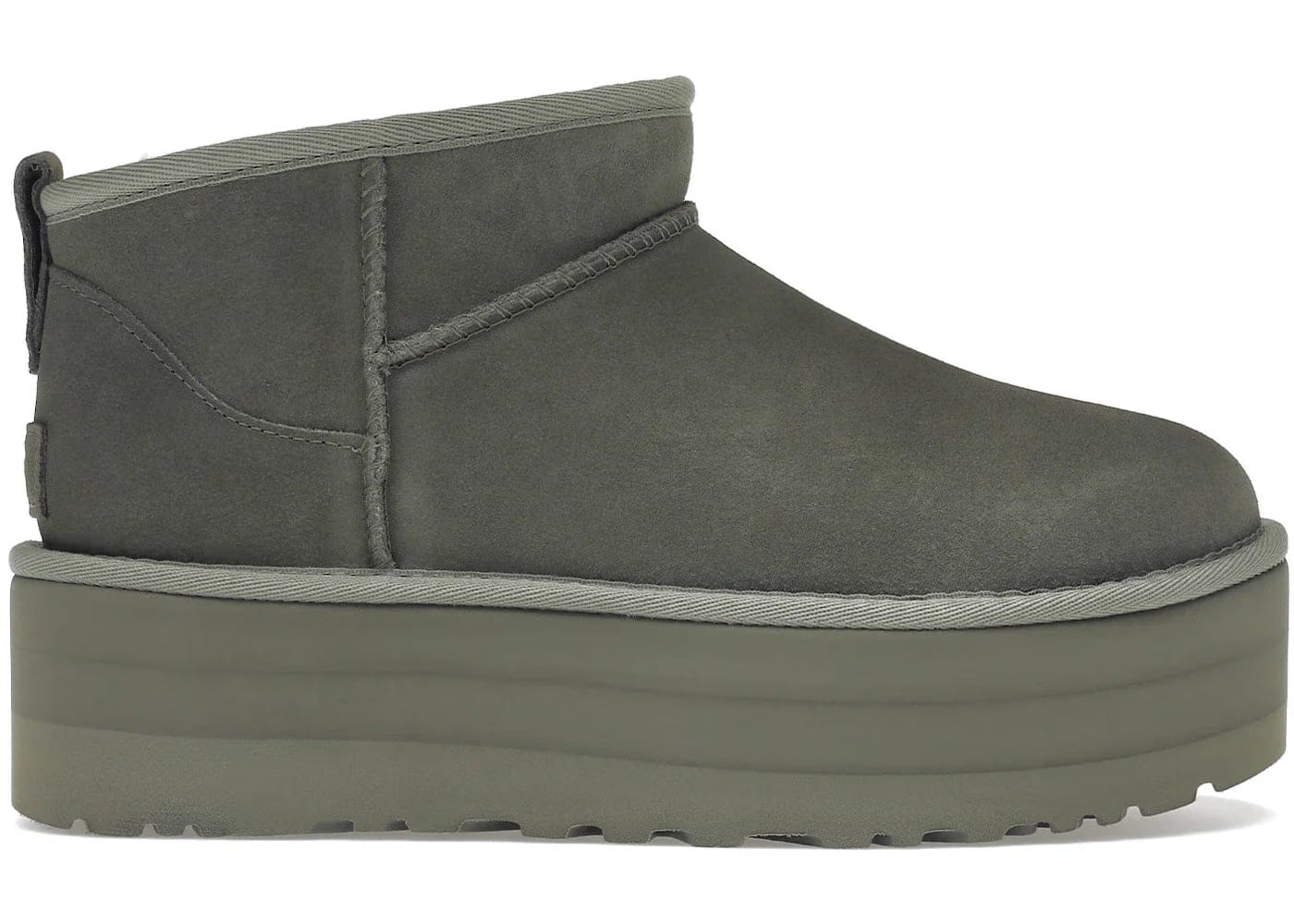Ugg Classic Ultra Mini Platform Boot Moss Green Womens