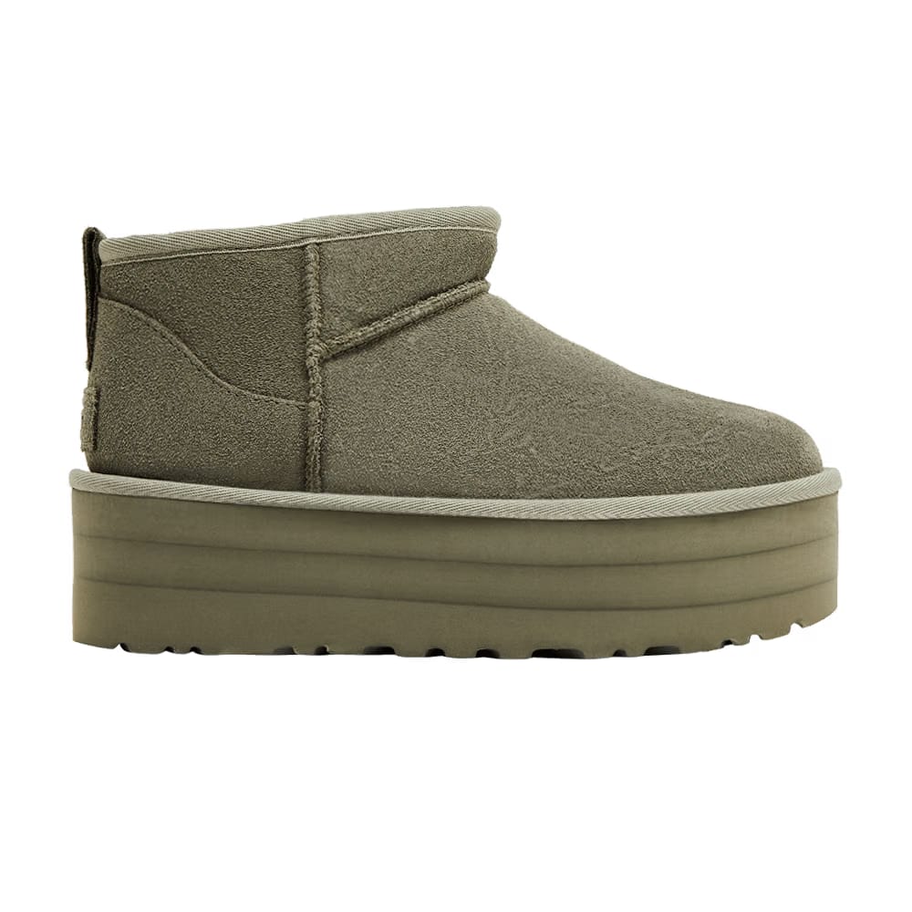 Ugg Classic Ultra Mini Platform Boot Moss Green Womens