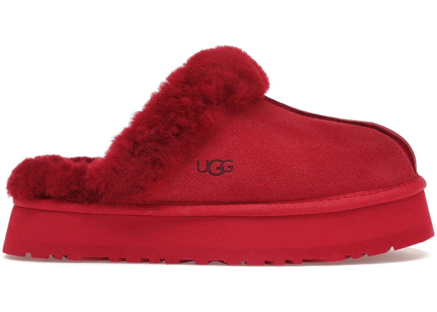 Ugg Disquette Slipper Samba Red Womens